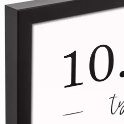Kirklands Home Personalized Names & Dates Framed Canvas Print Discount