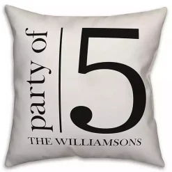 Kirklands Home Personalized Party of Five Pillow Discount