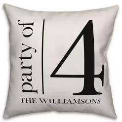 Kirklands Home Personalized Party of Four Pillow Sale