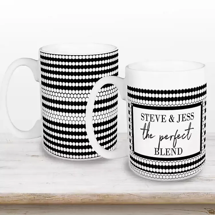 Kirklands Home Personalized Perfect Blend Mugs, Set of 2 Outlet