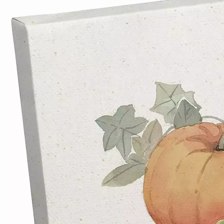 Fall>Kirklands Home Personalized Pumpkin Home Canvas Art Print