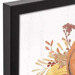 Fall>Kirklands Home Personalized Pumpkin Monogram Canvas Art Print