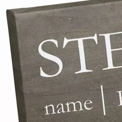 Kirklands Home Personalized Stepdad Definition Canvas Wall Plaque