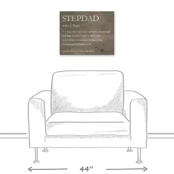 Kirklands Home Personalized Stepdad Definition Canvas Wall Plaque