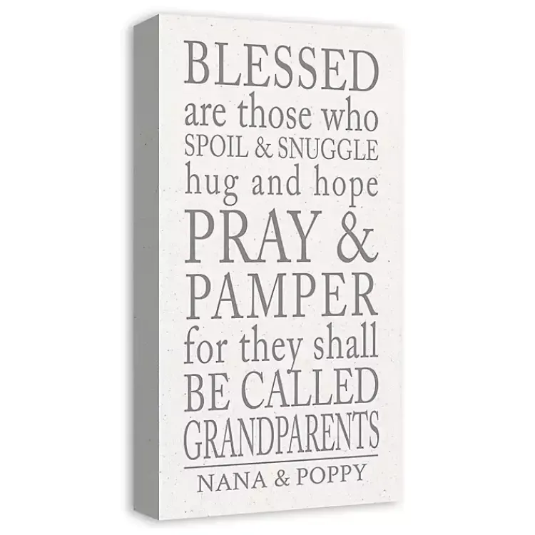 Kirklands Home Personalized Those Grandparents Canvas Wall Plaque Online