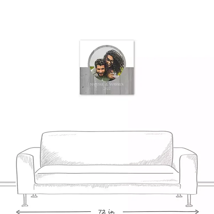 Kirklands Home Personalized Two Tone Charcoal Plank Wall Plaque Best