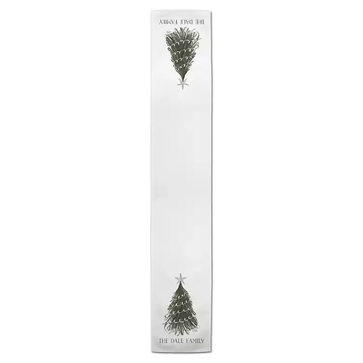 Christmas Dining & Entertaining>Kirklands Home Personalized Wispy Tree Table Runner, 90 in.