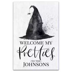 Halloween>Kirklands Home Personalized Witch Hat Halloween Wall Art
