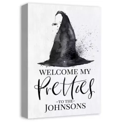 Halloween>Kirklands Home Personalized Witch Hat Halloween Wall Art