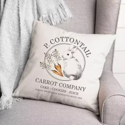 Easter Decorations>Kirklands Home Peter Cottontail Easter Bunny Pillow