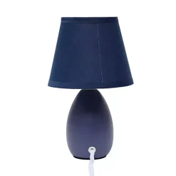 Kirklands Home Petite Oblong Table Lamps, Set of 2 Blue Online