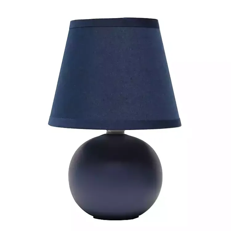 Kirklands Home Petite Orb Ceramic Table Lamp Blue Best