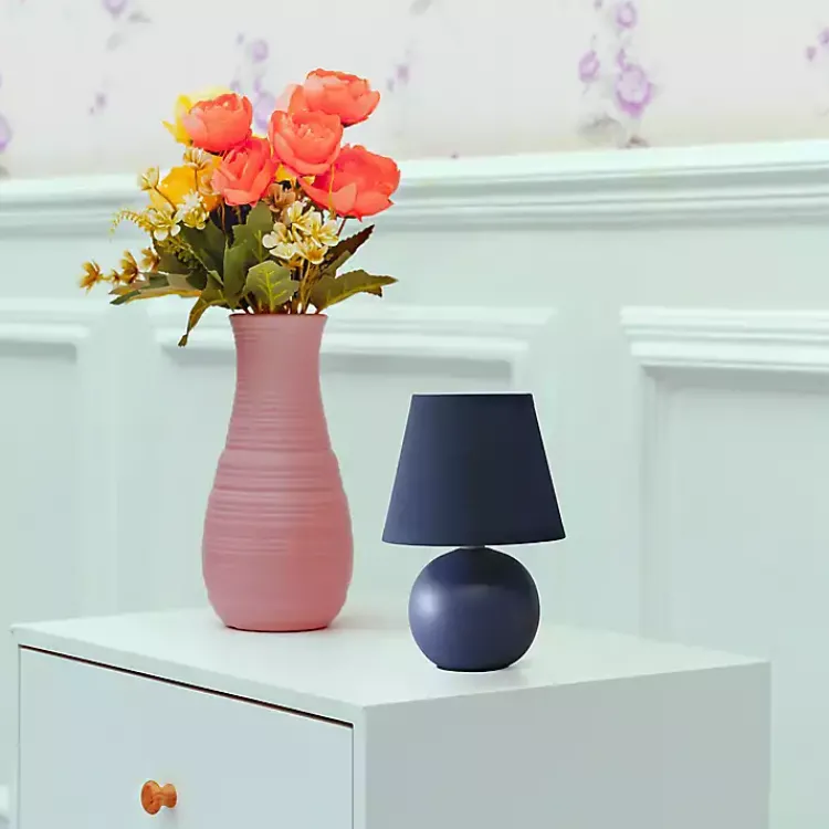 Kirklands Home Petite Orb Ceramic Table Lamp Blue Best