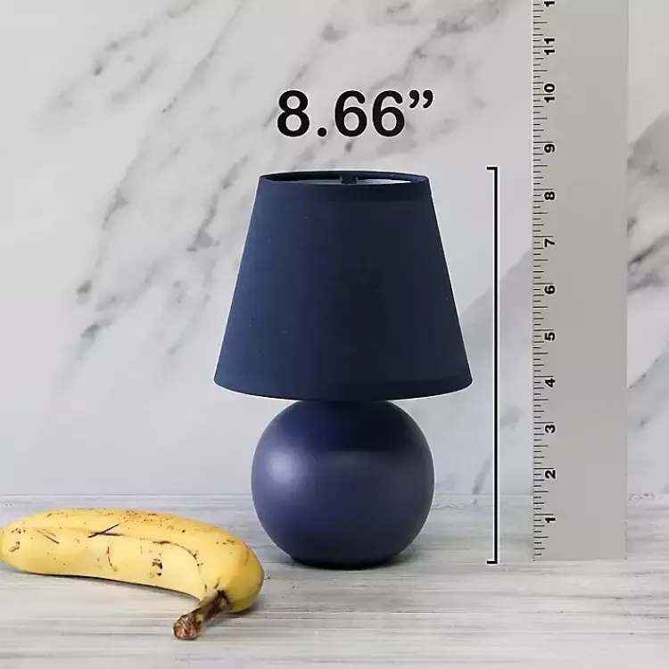 Kirklands Home Petite Orb Ceramic Table Lamp Blue Best