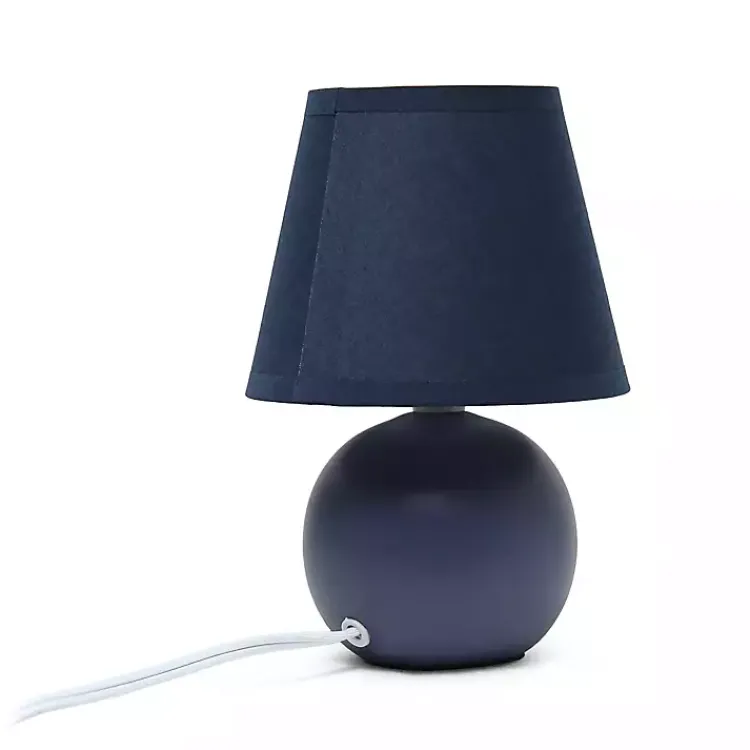 Kirklands Home Petite Orb Ceramic Table Lamp Blue Best
