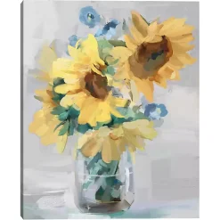Kirklands Home Petite Fleurs Sunflower II Canvas Art Print, 16x20