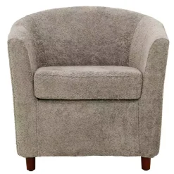 Kirklands Home Pewter Boucle Parker Club Chair Gray Sale