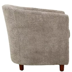 Kirklands Home Pewter Boucle Parker Club Chair Gray Sale