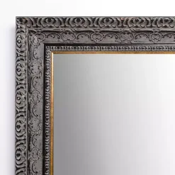 Kirklands Home Pewter Vintage Wall Mirror Gray Discount