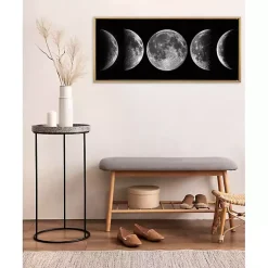 Kirklands Home Phases of the Moon Framed Canvas Art Print Discount