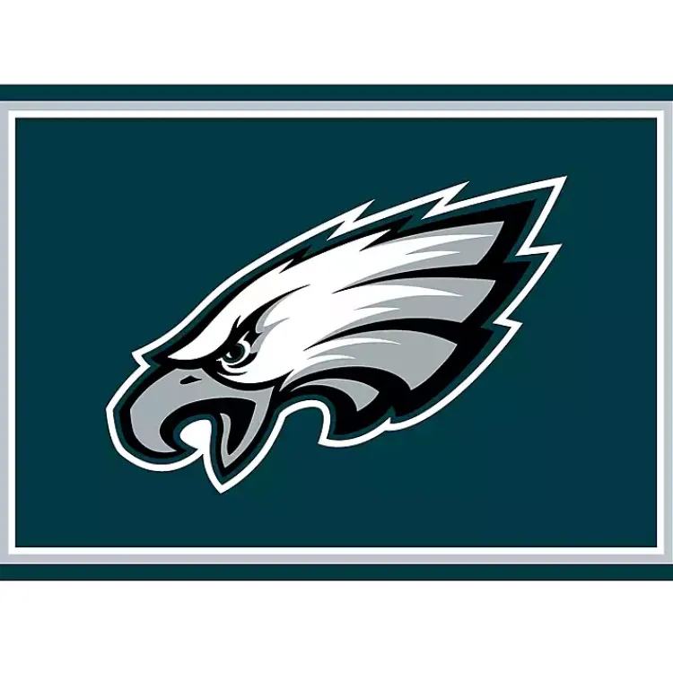 Kirklands Home Philadelphia Eagles Area Rug, 3x4 Green Hot
