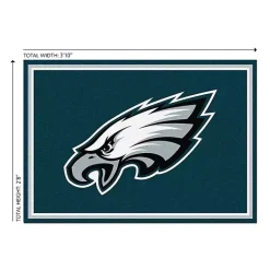 Kirklands Home Philadelphia Eagles Area Rug, 3x4 Green Hot