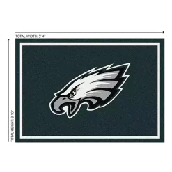 Kirklands Home Philadelphia Eagles Area Rug, 4x6 Green Outlet