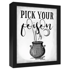 Halloween>Kirklands Home Pick Your Poison Halloween Wall Art