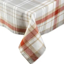 Kirklands Home Picnic Plaid Cotton Tablecloth, 120 in. Multi