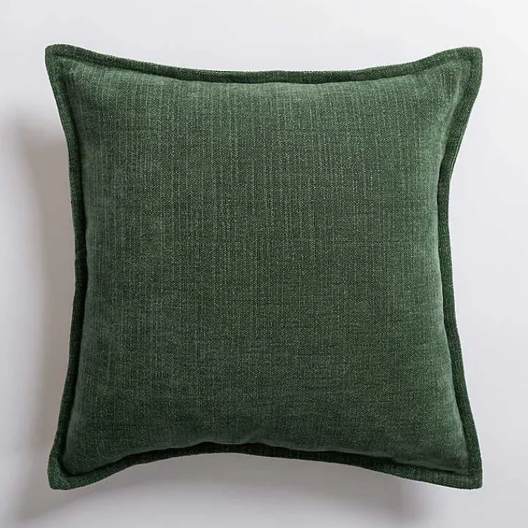 Pillows>Kirklands Home Pine Desert Chenille Pillow Green