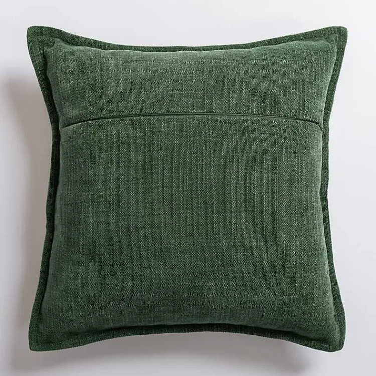 Pillows>Kirklands Home Pine Desert Chenille Pillow Green