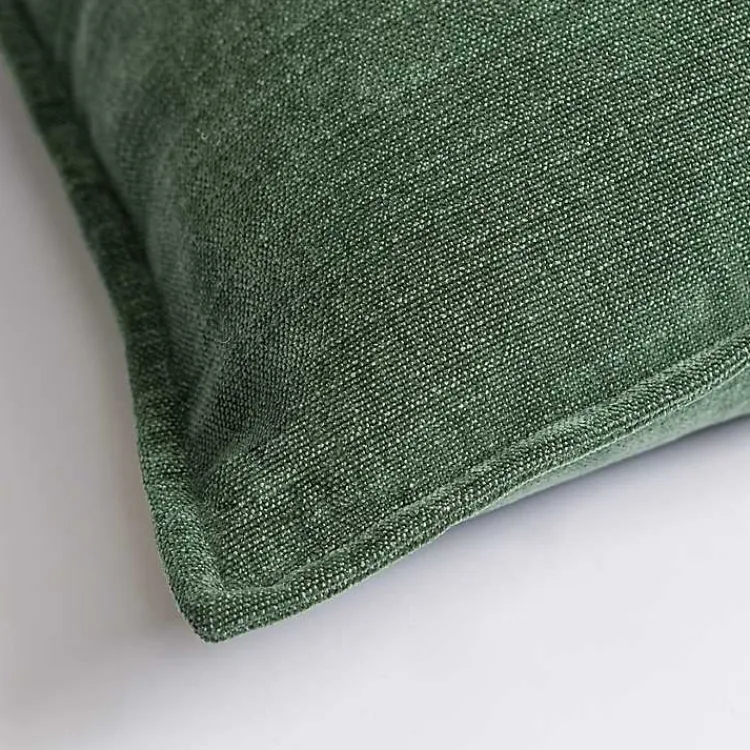 Pillows>Kirklands Home Pine Desert Chenille Pillow Green