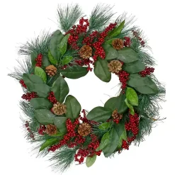Wreaths>Kirklands Home Pine Needles and Berries Wreath