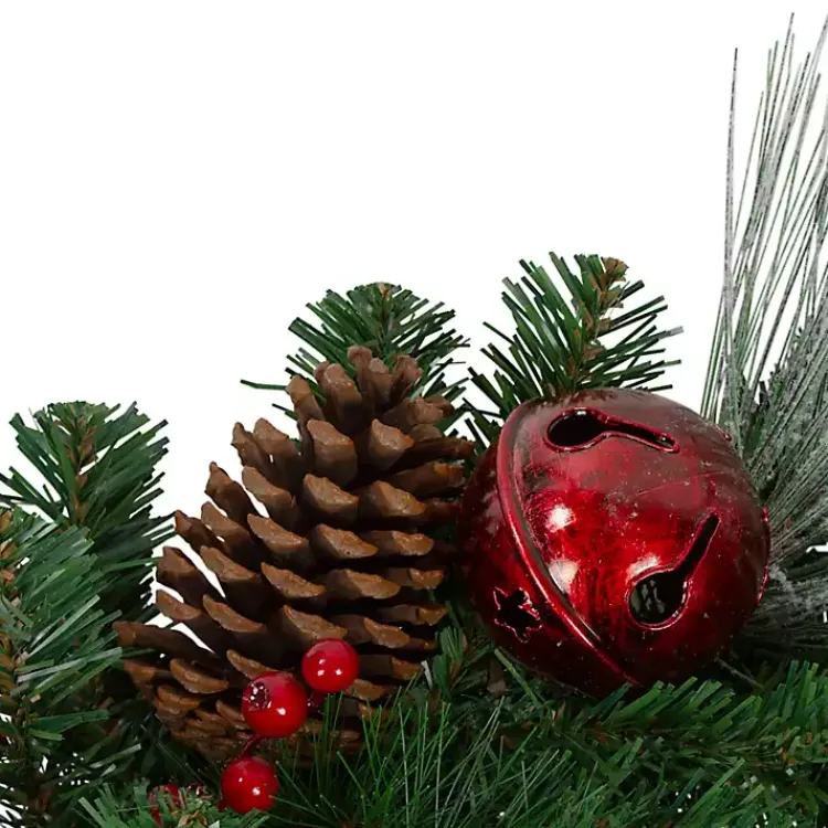 Arrangements & Greenery>Kirklands Home Pinecone, Plaid, & Houndstooth Christmas Garland