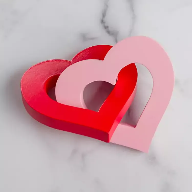 Valentines Day Decorations>Kirklands Home Pink & Red Hearts Link Sculpture