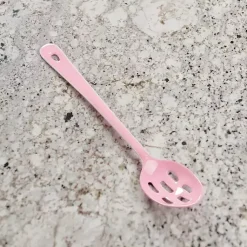 Kirklands Home Enamel Stainless Steel Slotted Spoon Pink Discount