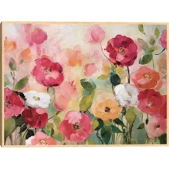 Kirklands Home Extract Framed Canvas Art Print Pink