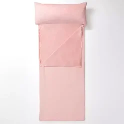 Blankets & Throws>Kirklands Home Faux Fur Slumber Bag Pink