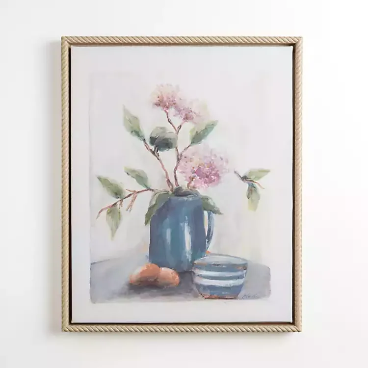Kirklands Home Pink Floral Still Life Framed Canvas Art Print Multi Outlet