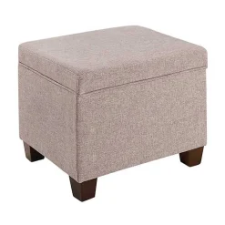 Kirklands Home Madison Storage Ottoman Pink Outlet