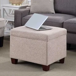 Kirklands Home Madison Storage Ottoman Pink Outlet