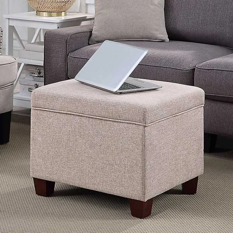 Kirklands Home Madison Storage Ottoman Pink Outlet
