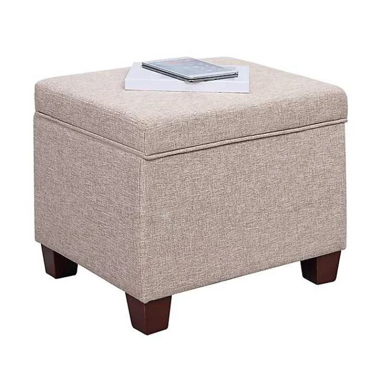 Kirklands Home Madison Storage Ottoman Pink Outlet