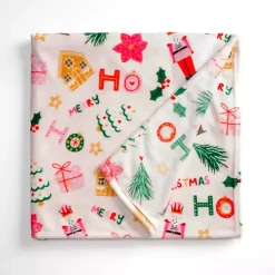 Blankets & Throws>Kirklands Home Pink Nutcracker Plush Throw