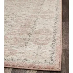 Kirklands Home Pink Peony Medallion Area Rug, 5x7 Online