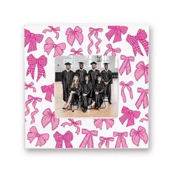 Picture Frames>Kirklands Home Pink Preppy Bows Picture Frame