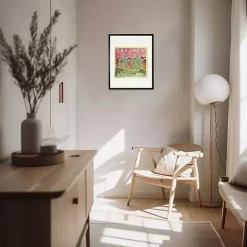 Kirklands Home Pink Saguaro Framed Art Print Hot