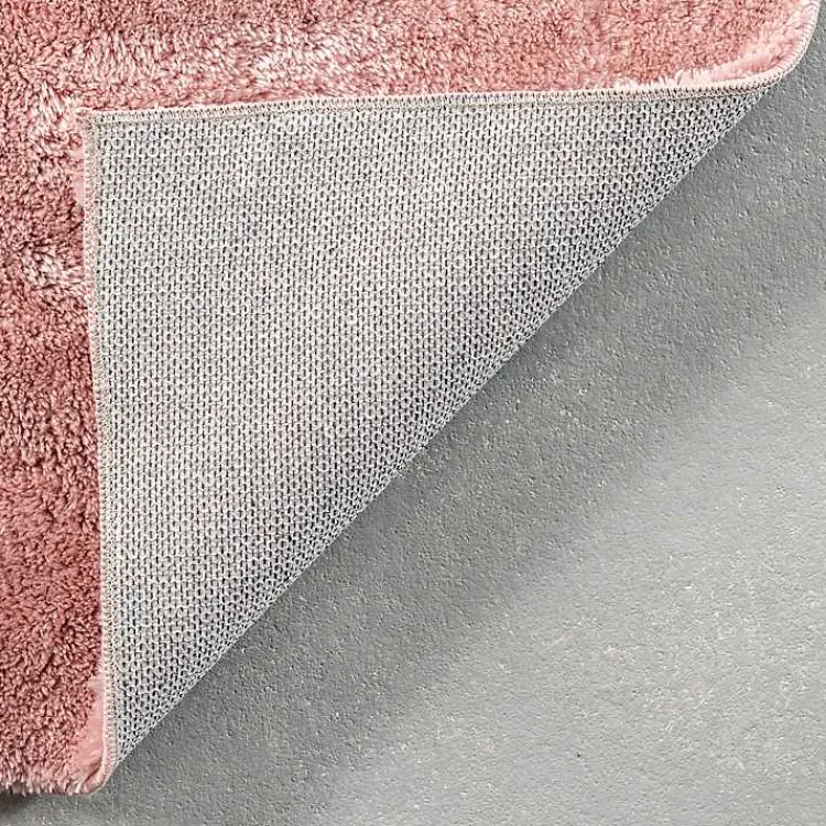 Kirklands Home Shag Washable Area Rug, 5x8 Pink Outlet