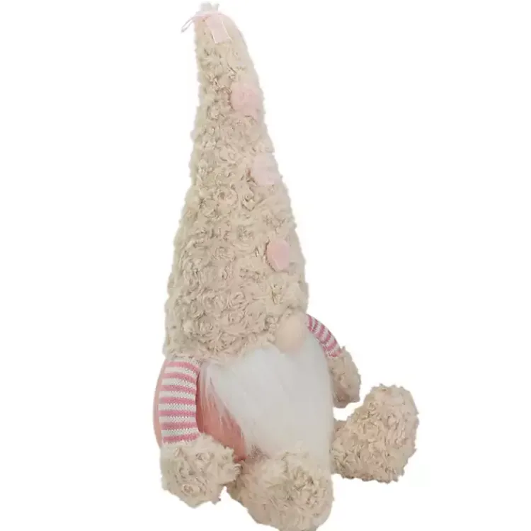 Statues & Figurines>Kirklands Home Striped Easter Gnome Figurine Pink