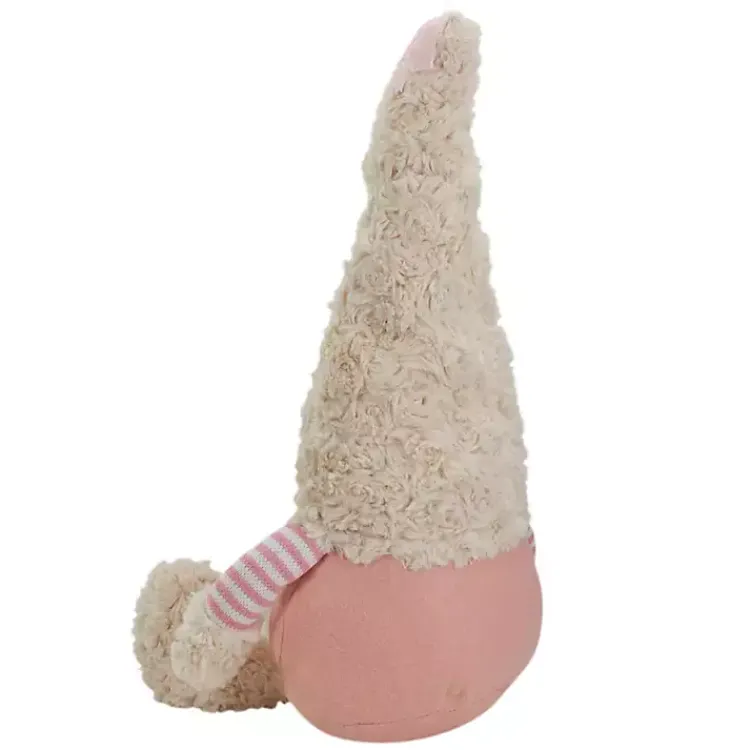 Statues & Figurines>Kirklands Home Striped Easter Gnome Figurine Pink